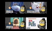 Brian The Minion Quadparison (THE SECRET LIFE OF PETS)